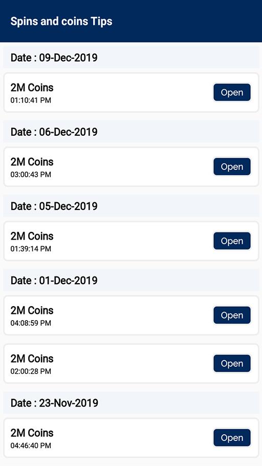 Master Spin Coin Tips Daily Free Spins And Coins For Android Apk Download