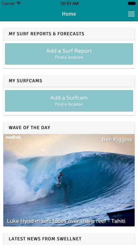 Add Forecast. Surf forecast