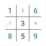 Sudoku : Classic draggable