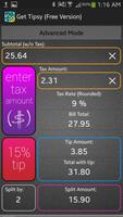 Get Tipsy Tip Calculator, Free скриншот 3