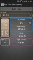 Get Tipsy Tip Calculator, Free скриншот 2