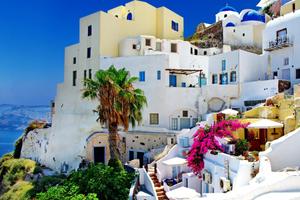 Santorini  Wallpaper স্ক্রিনশট 1