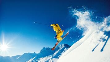 Ski Fond d'écran Affiche