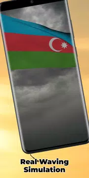 Screenshot 4 for Azerbaijan Flag Live Wallpaper