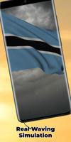 Botswana Flag capture d'écran 3