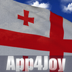Georgia Flag Live Wallpaper icon
