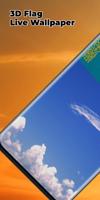 Kazakhstan Flag-poster