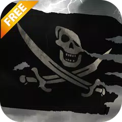 3D Pirate Flag Live Wallpaper Icon