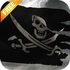 3D Pirate Flag Live Wallpaper ikona