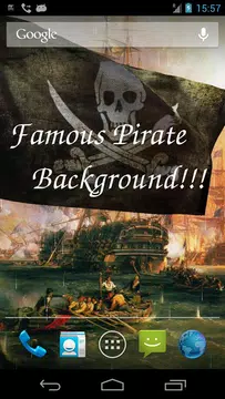 Screenshot 2 for 3D Pirate Flag Live Wallpaper