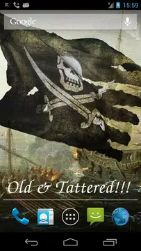 Screenshot 3 for 3D Pirate Flag Live Wallpaper