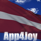 Latvia Flag ไอคอน