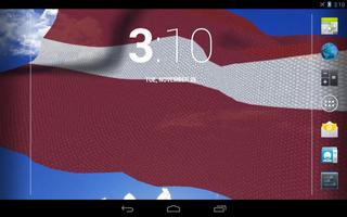 Latvia Flag captura de pantalla 2