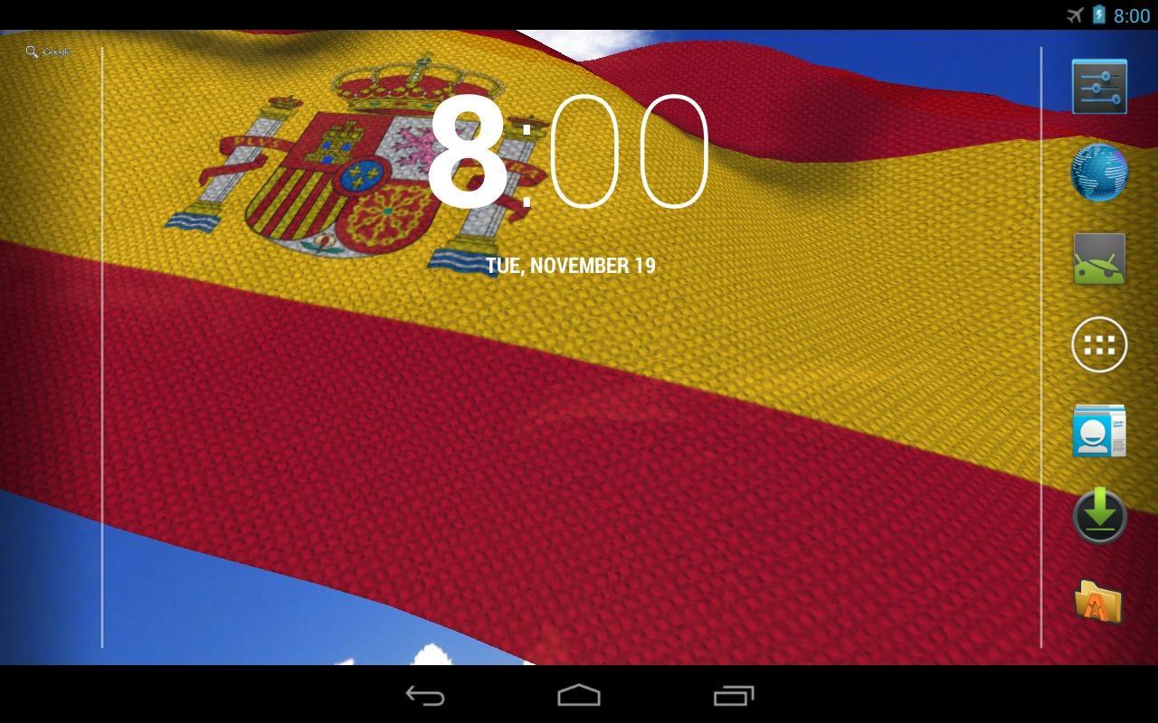 3D Spain Flag Live Wallpaper For Android APK Download