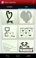 Valentine's Day, love messages Plakat