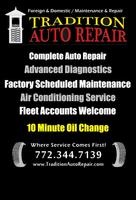 Tradition Auto Repair Plakat