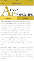 Afana Properties ภาพหน้าจอ 1