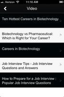 Biotech Jobs capture d'écran 1