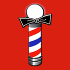 Black Tie Barber Shop Zeichen