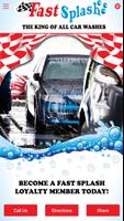 Fast Splash Car Wash Affiche