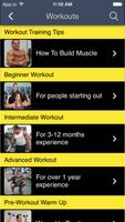 Total Fitness Workout Gym App captura de pantalla 1