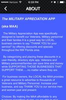 Military Appreciation App capture d'écran 1