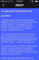 Military Appreciation App تصوير الشاشة 1