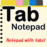 "Tab Notepad" Catatan tempel, Kalender, Alarm!