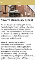 Navarre Elementary School Mobile Application capture d'écran 1