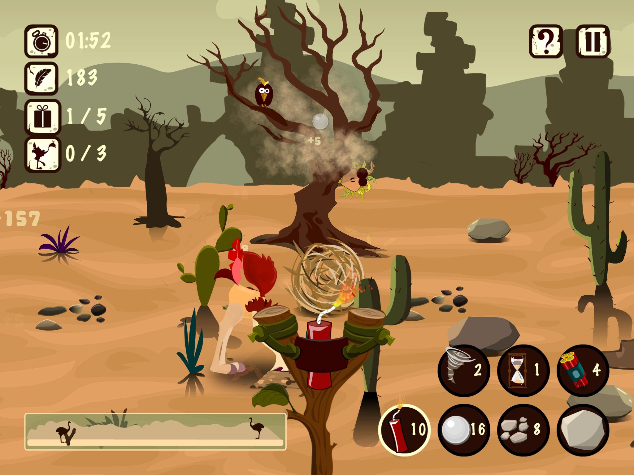 Игра на андроиде в пустыне. Веселый охотник игра. Игра про рогатку и зомби. Охота на страуса игра андроид.