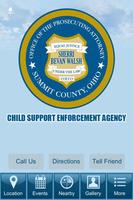 Summit County OH Child Support الملصق