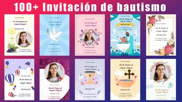 Invitación Comunión Bautismo Poster