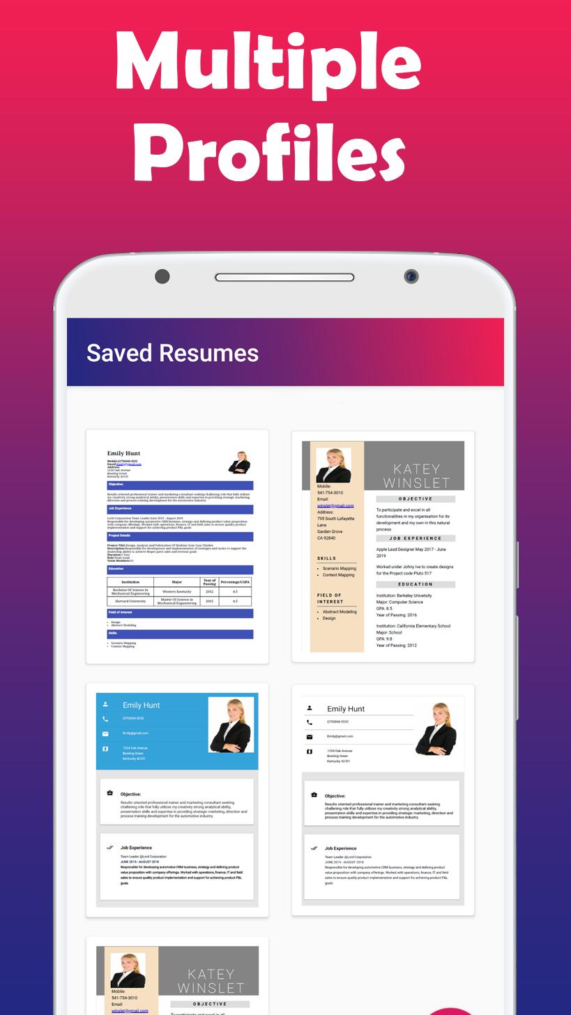 resume builder pro apk