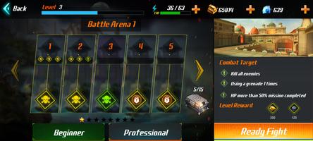 Commando Strike War Trigger 3D syot layar 2