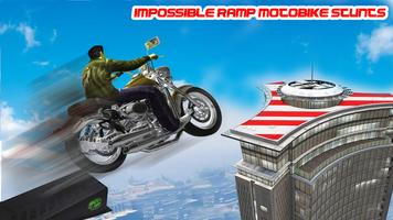 Impossible Motorcycle Stunts : Mega Tracks Race Ekran Görüntüsü 1