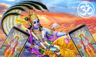 Lord Vishnu Wallpaper capture d'écran 3