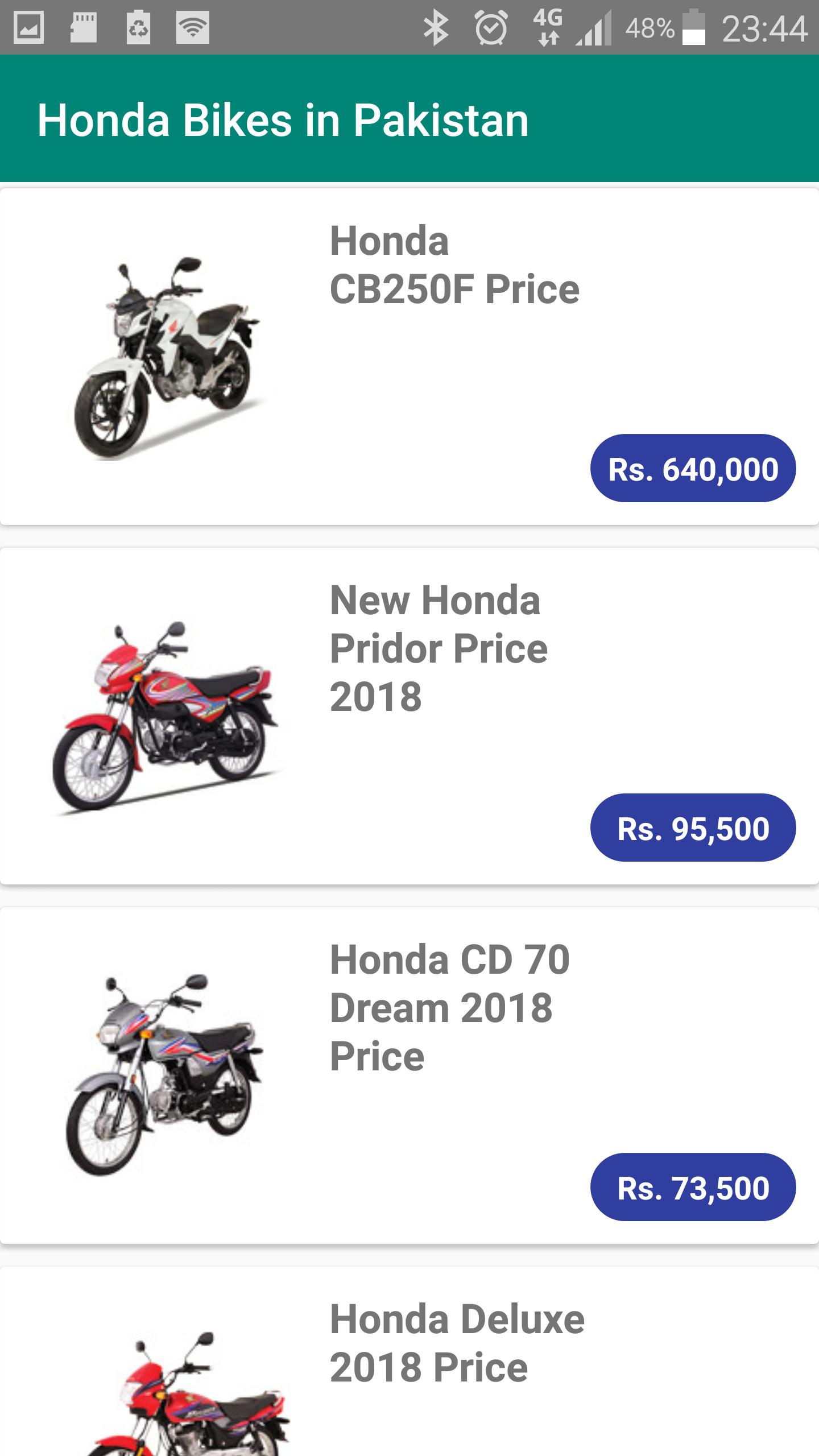Latest Bike Prices In Pakistan 2019 For Android Apk Download