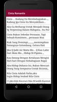 Romantic Love SMS Malay capture d'écran 1