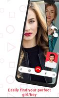 Girl Fake Video Call - Fake video Call imagem de tela 2