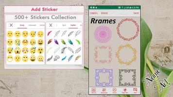 Name Art - Stylish Name Maker 2019 Cartaz