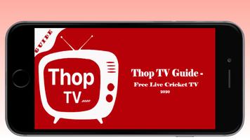 Thop TV Guide - Free Live Cricket TV 2020 स्क्रीनशॉट 2