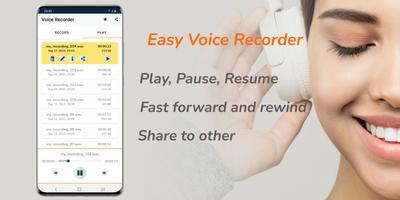Easy Voice Recorder capture d'écran 2