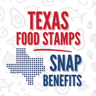 Texas Food Stamps. EBT Card 圖標