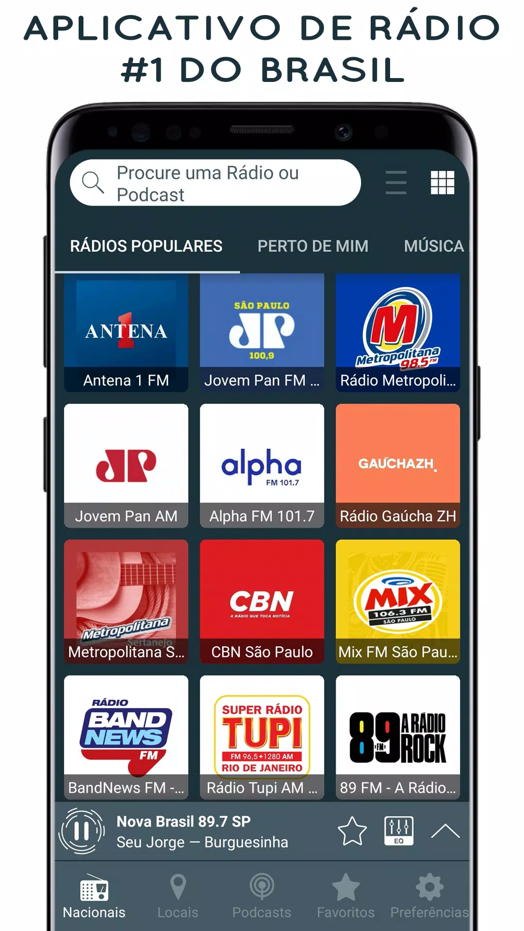 Descarga de APK de Radio Brasil- Rádio FM ao para