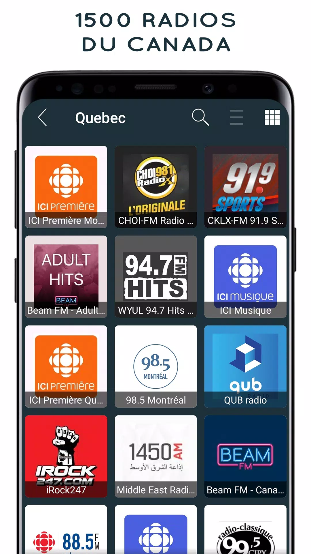 Radio Canada en Direct APK pour Android Télécharger