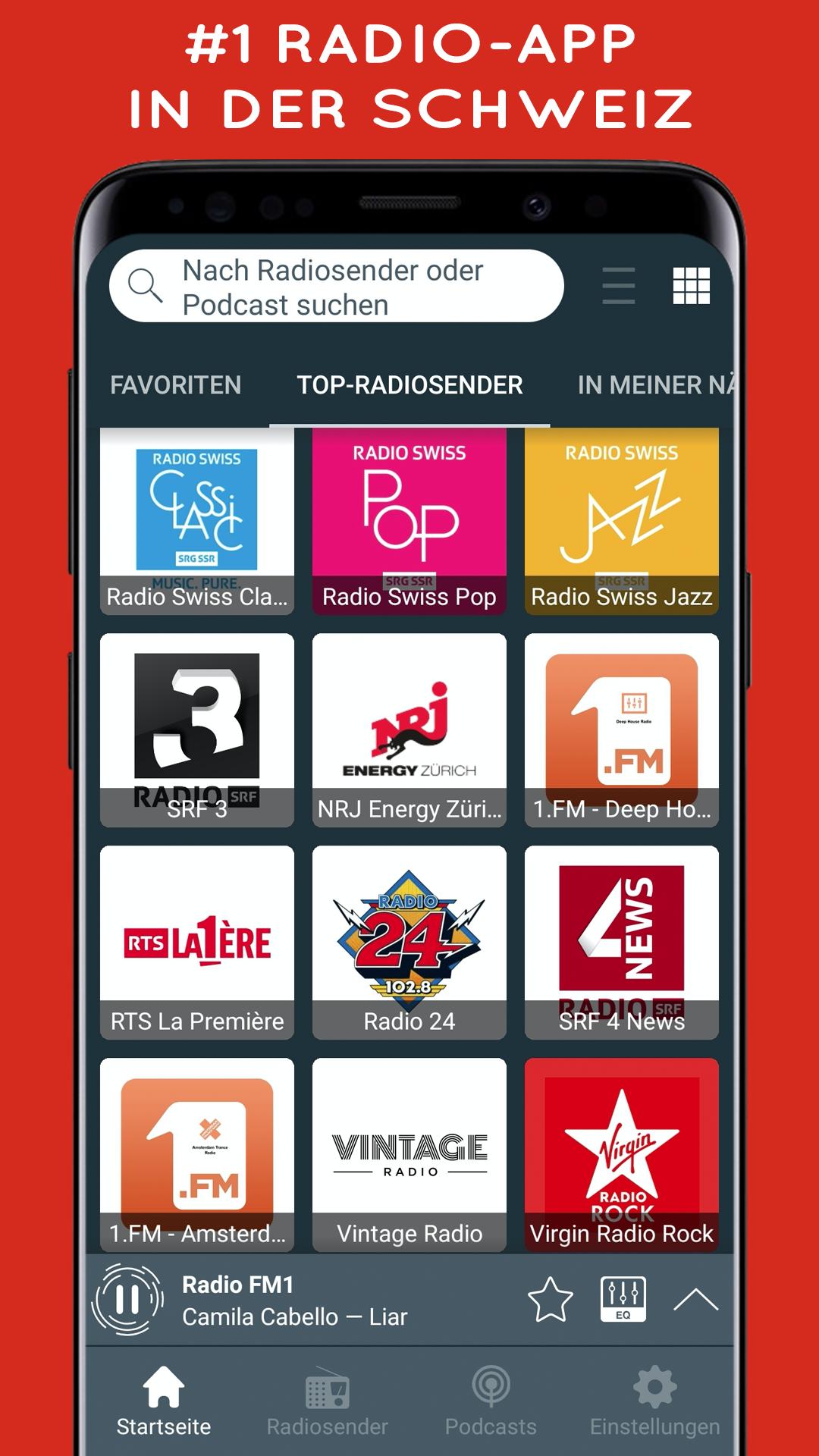 Radio Schweiz: Internetradio, Webradio, DAB Radio for Android - APK Download