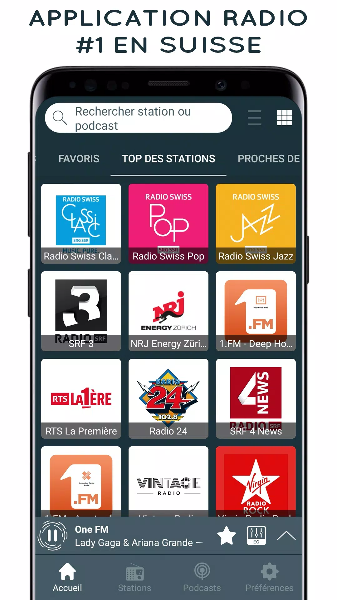 Radio Suisse - radio en ligne APK pour Android Télécharger