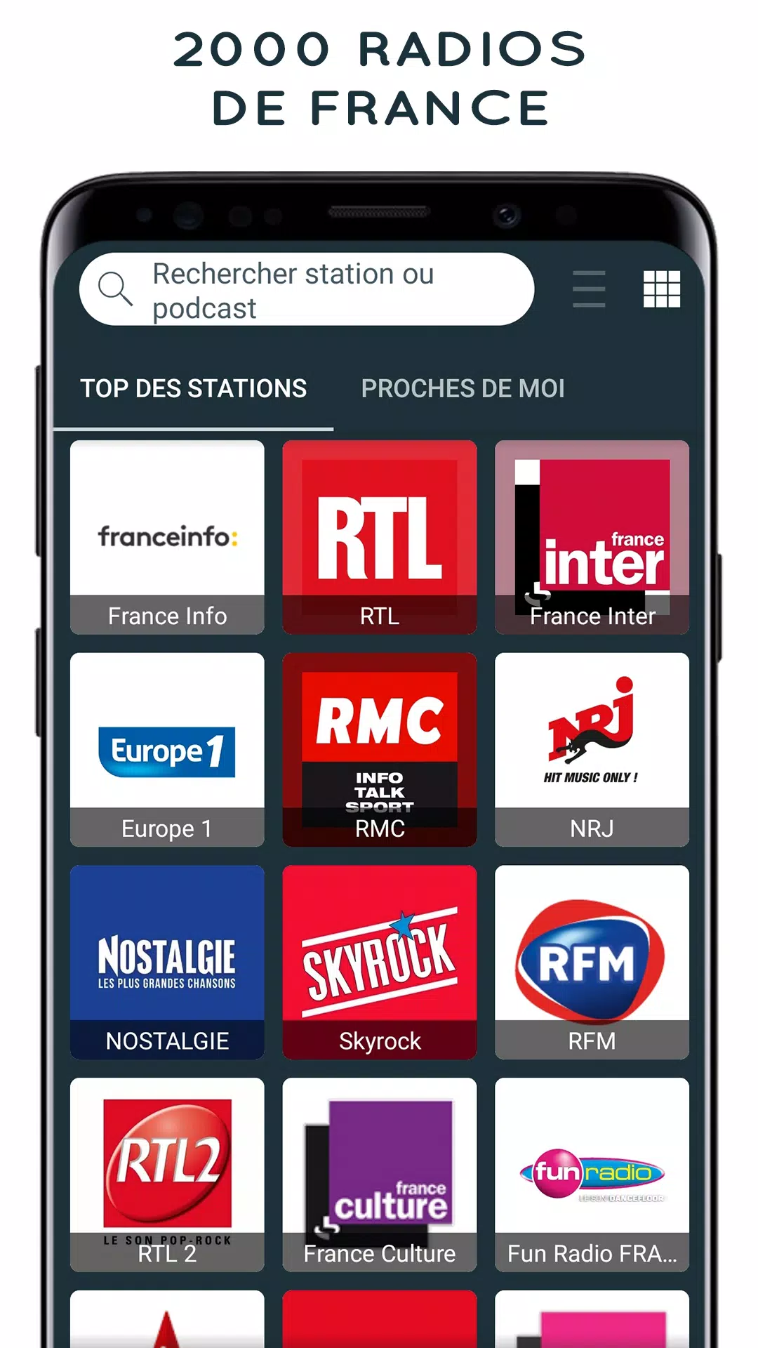 Descarga de APK de Radios Françaises FM en Direct para Android