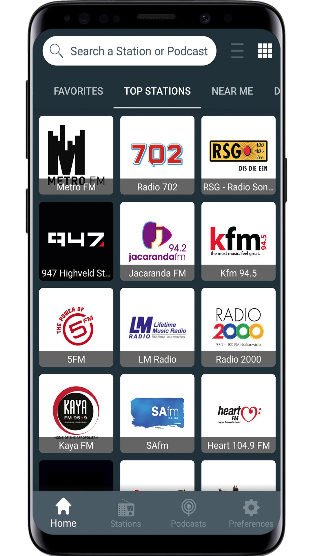 Android용 FM Radio South Africa - Free Online Radio App - APK 다운로드