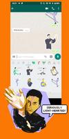 Comical Kung Fu WhatsApp Stickers capture d'écran 1